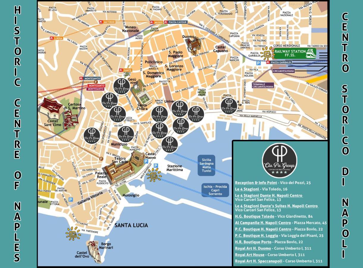 Royal House Napoli Centro, By Clapa Group Hotel Luaran gambar